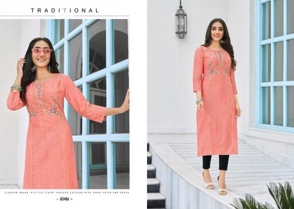 Rangoon Miracal Nylon Viscose Designer Kurti Collection